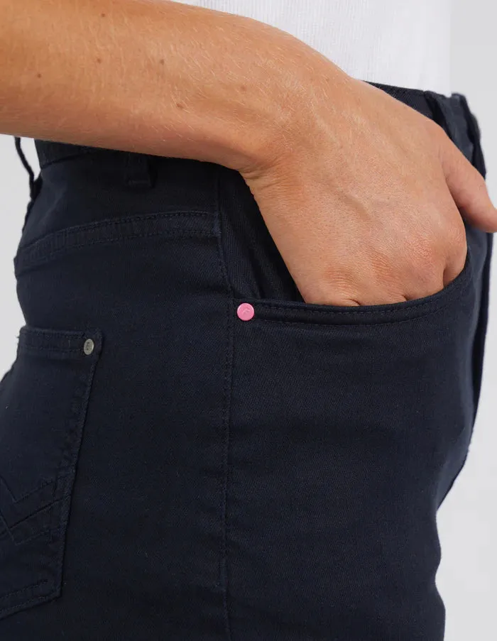 Belle Denim Skirt - Black
