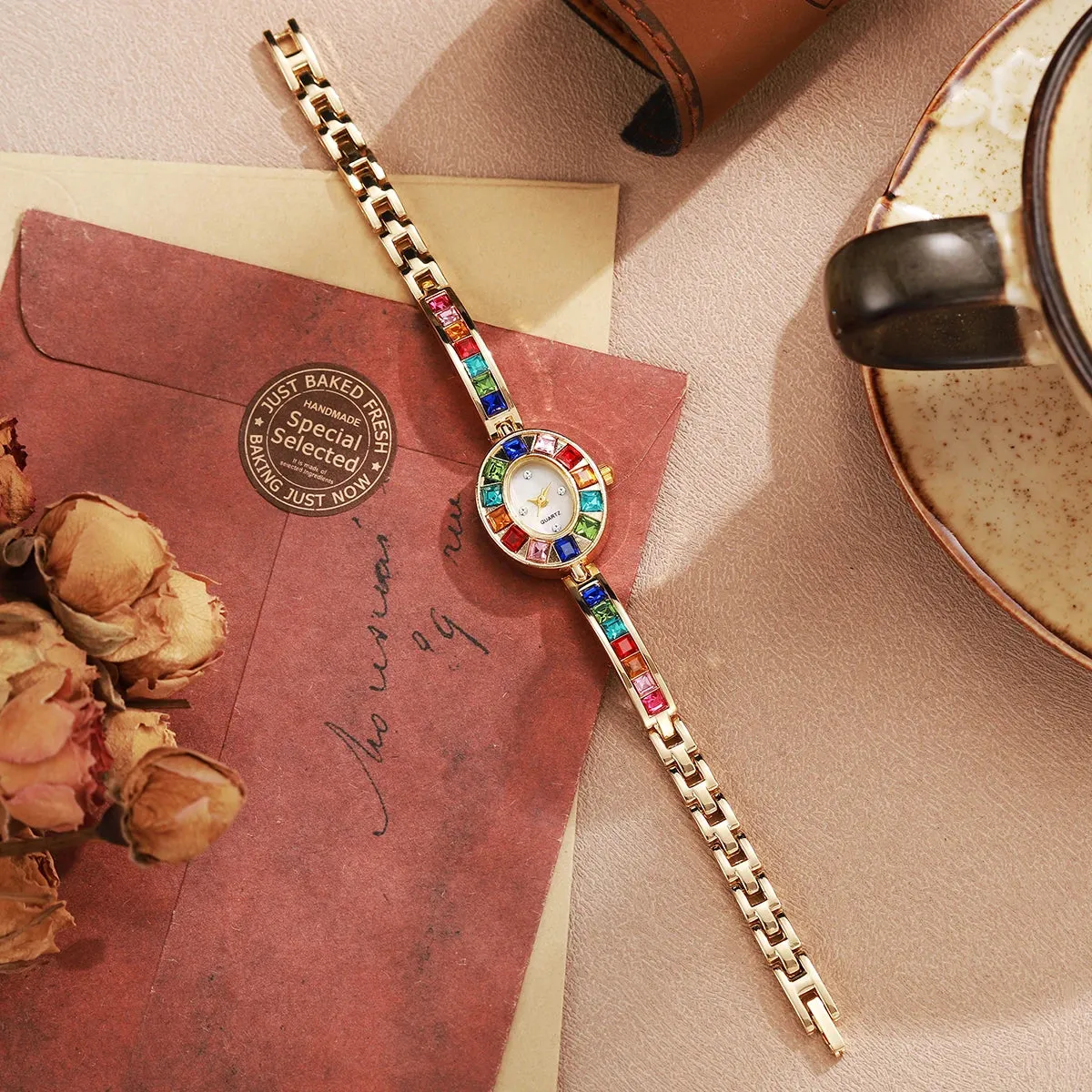Celeste Gold Rainbow Watch