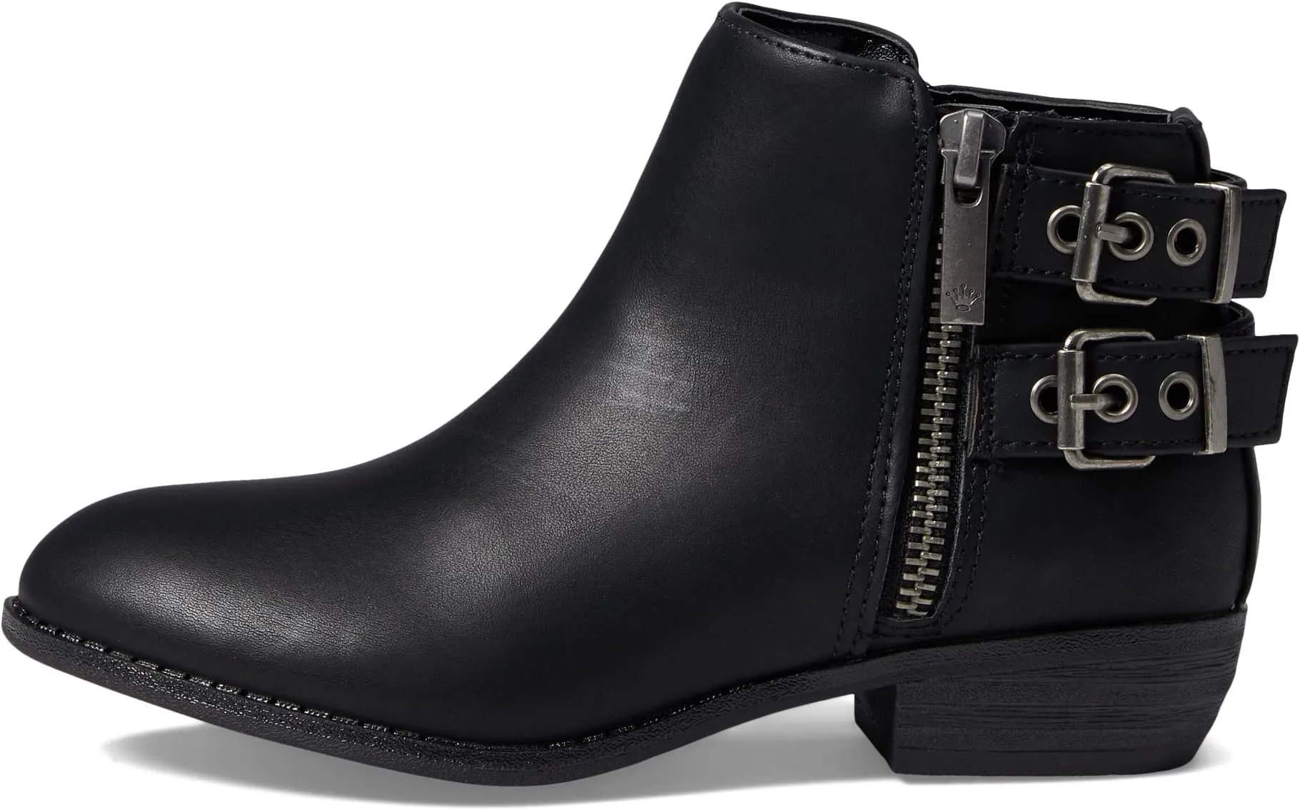 Chloey Nina Ankle Boots, Black Smooth