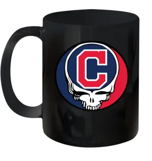 Cleveland Indians Grateful Dead Steal Your Face Baseball Ceramic Mug 11oz