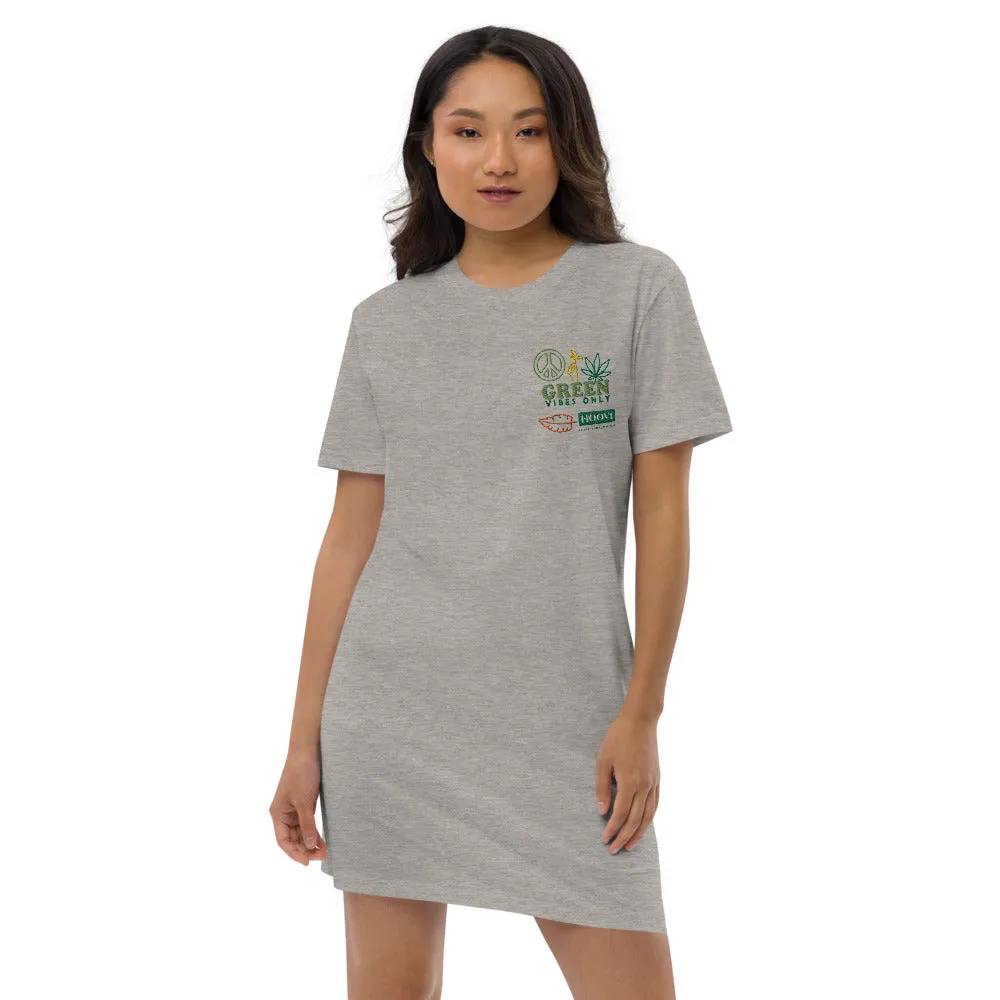 Organic Cotton Green Vibes T-shirt Dress