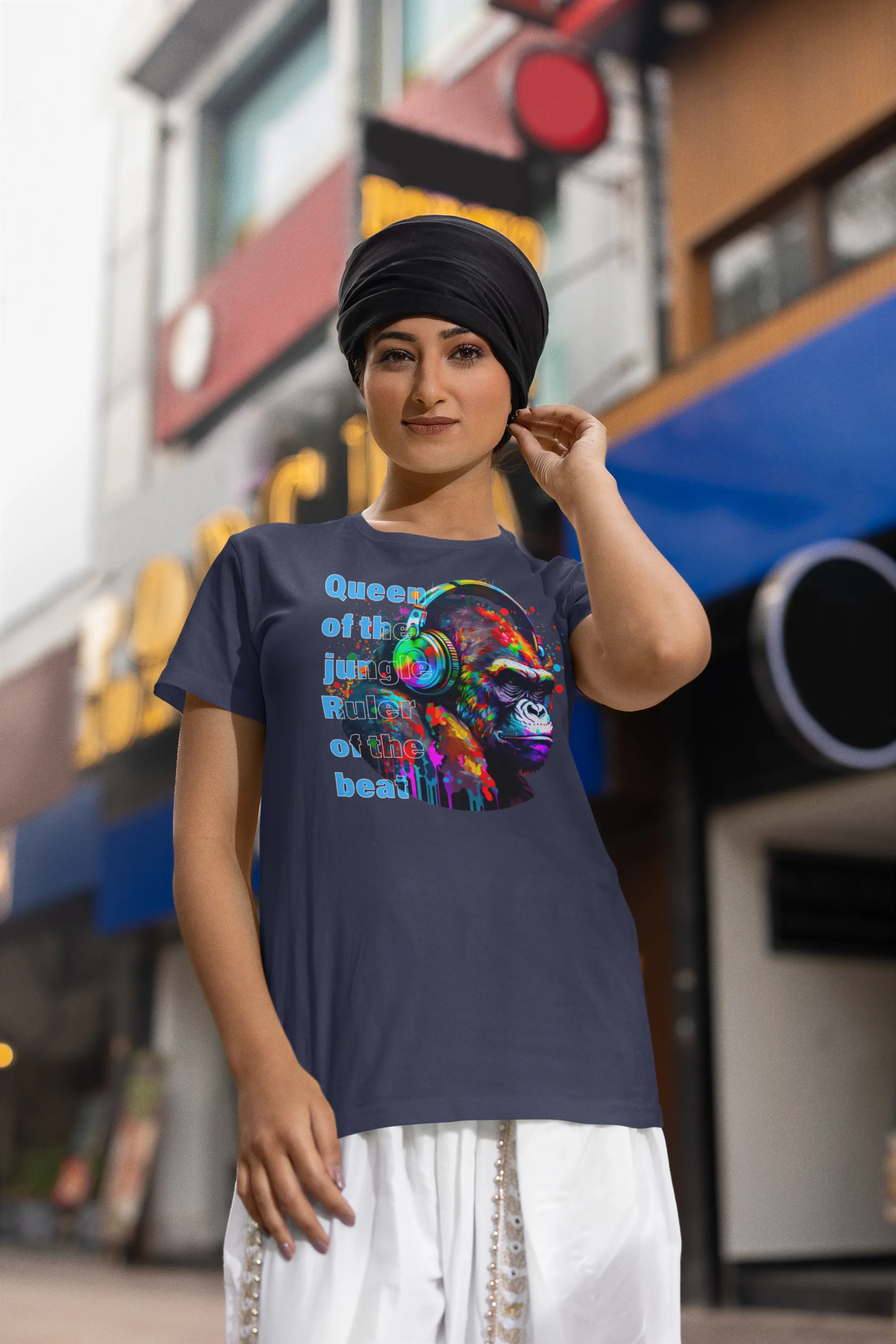 Queen of the jungle Ruler of the beat Women's T-Shirt