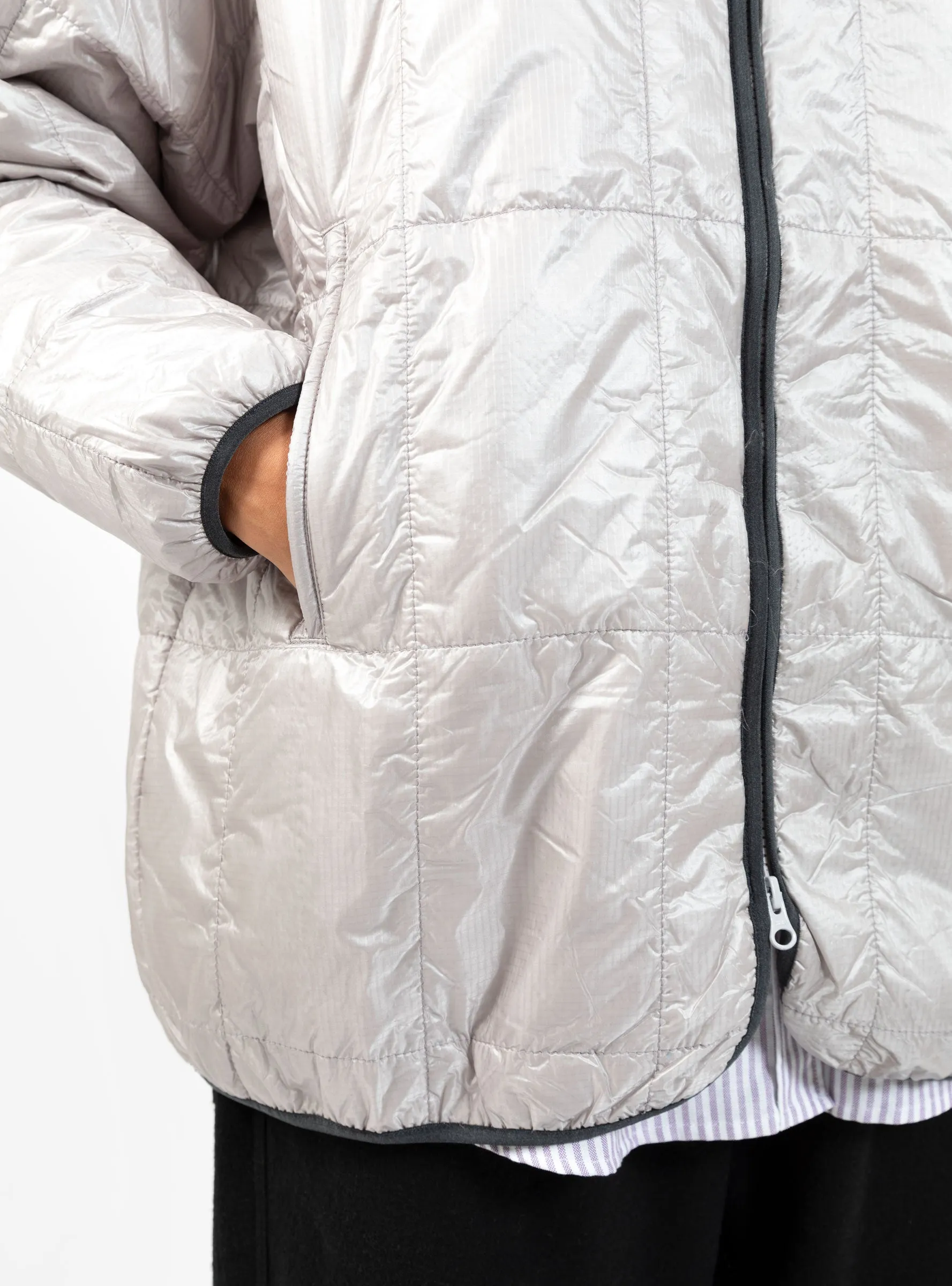 Quilted Jacket Light Grey