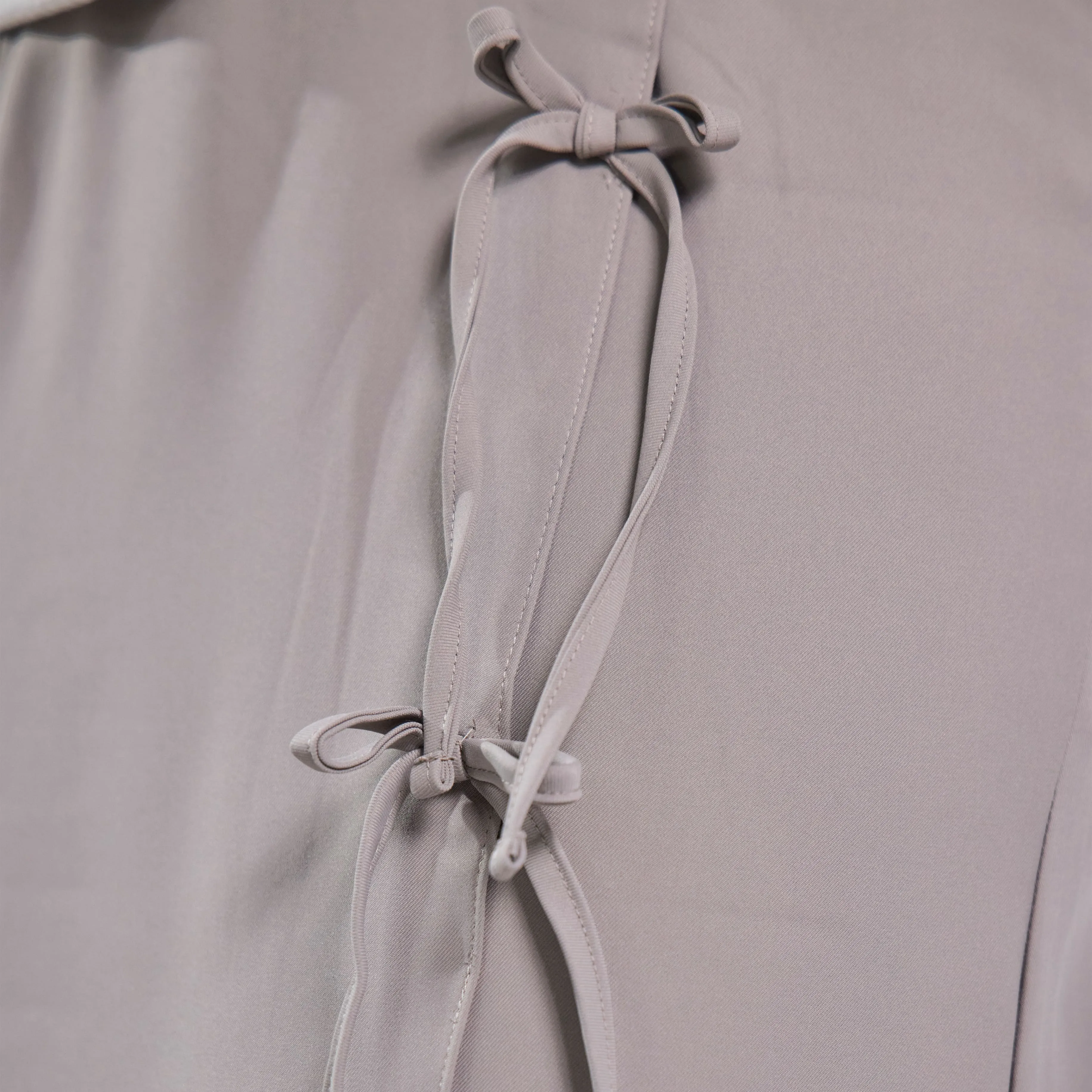 Shufeh Overlap Skirt - Dark Grey