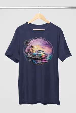 Sun Surf and a Vintage Ride Women's T-Shirt