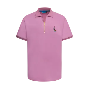 THE STAPLE POLO-MAUVE