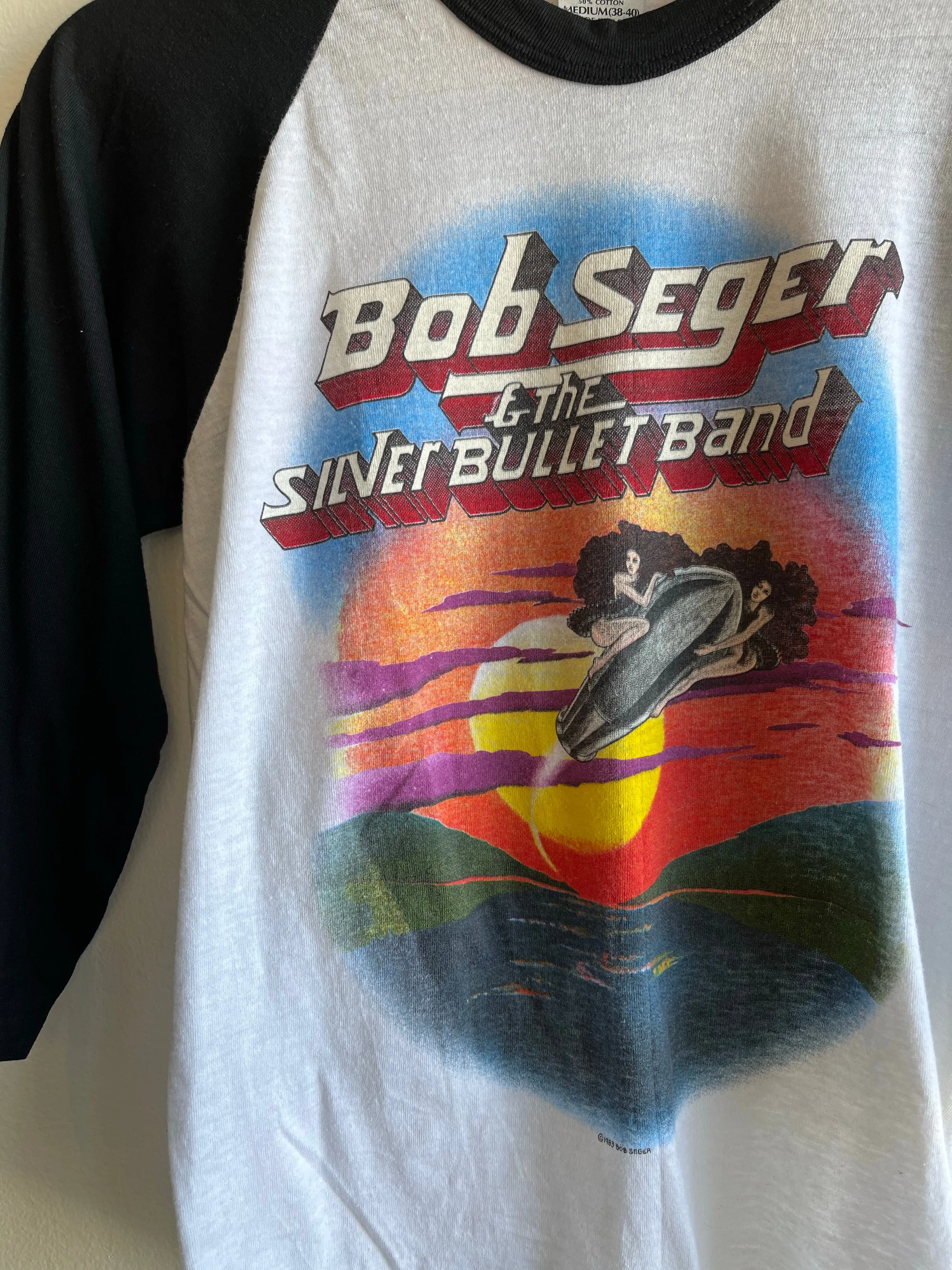 Vintage 1983 Bob Seger and the Silver Bullet Band Tour T-Shirt
