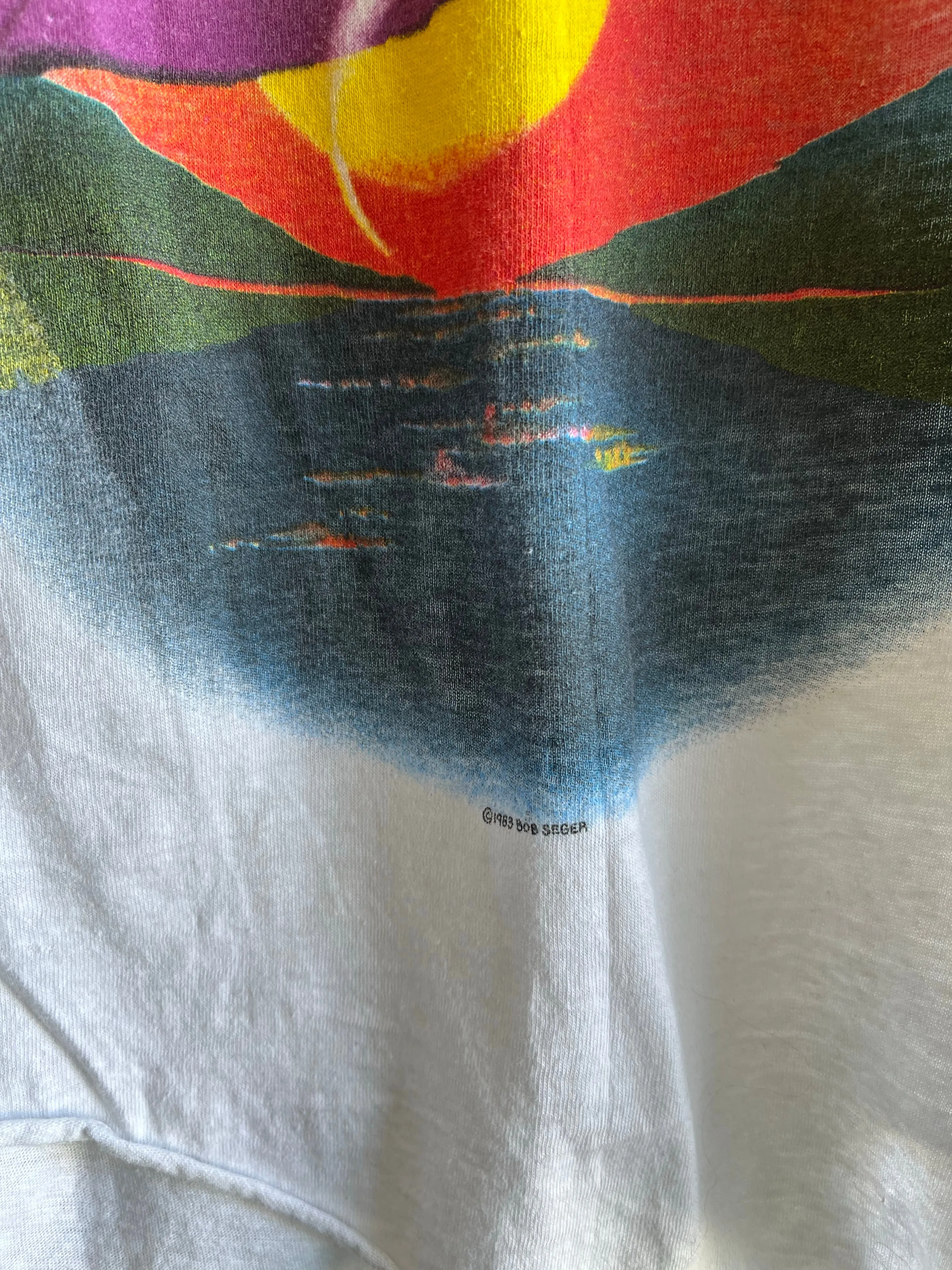 Vintage 1983 Bob Seger and the Silver Bullet Band Tour T-Shirt